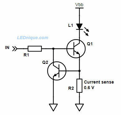 Simple constant current driver.