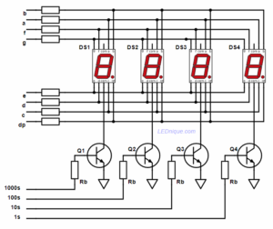 7-segment-display-4-digit | LEDnique